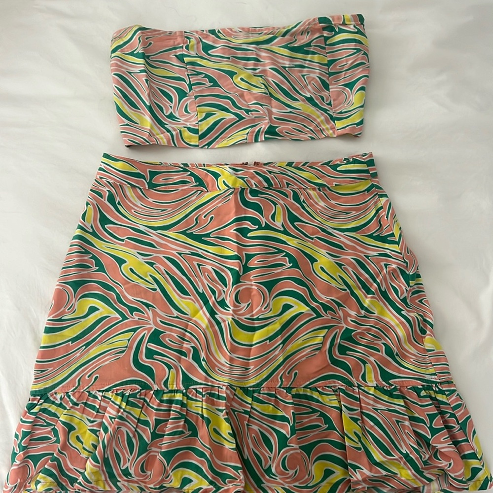 Colorful Skirt set